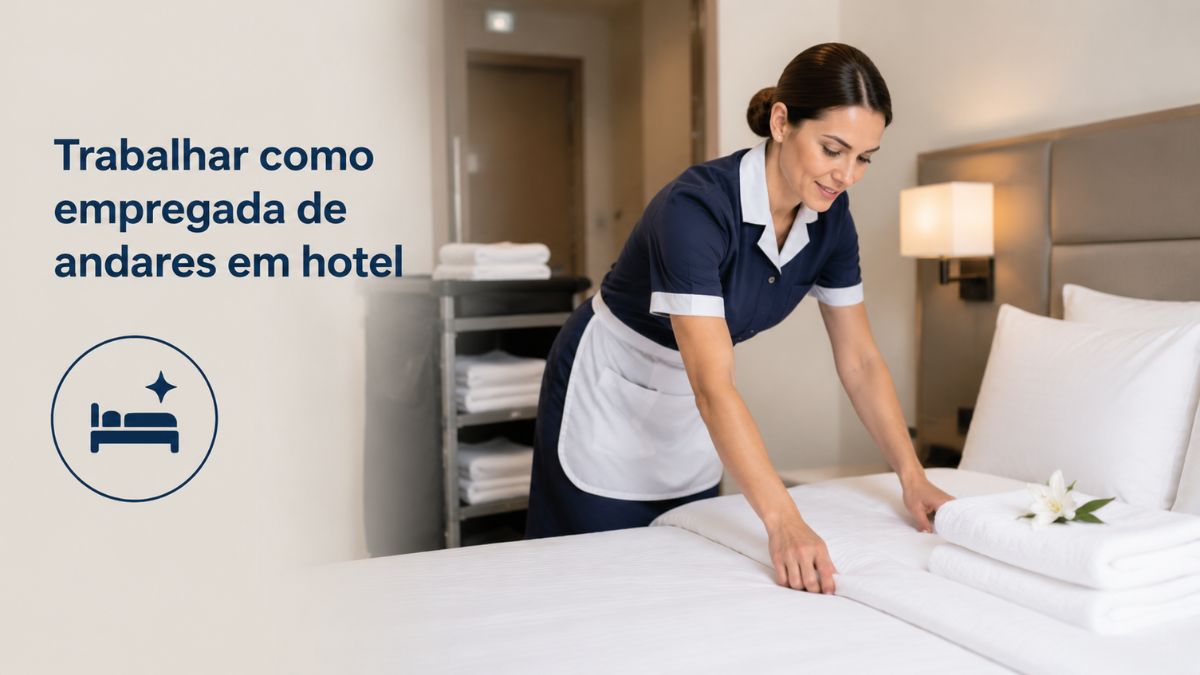 Trabalhar como empregada de andares em hotel